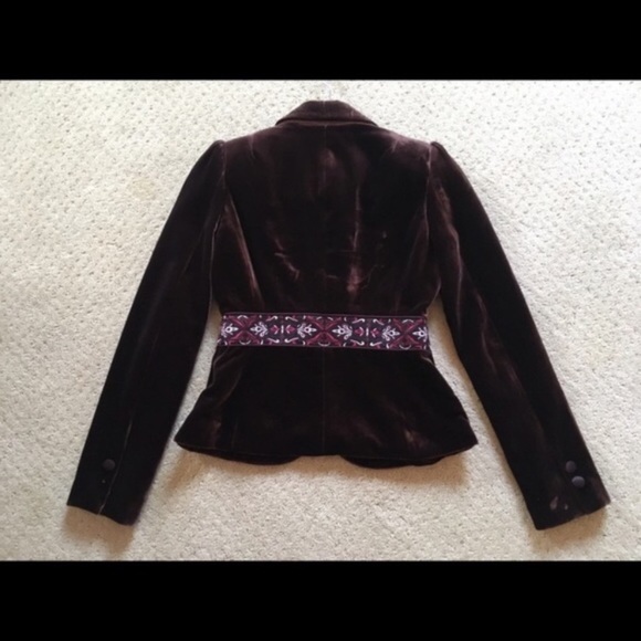 Laundry by shelli Segal floral embroidered with pockets blazer size 0 - Picture 2 of 4